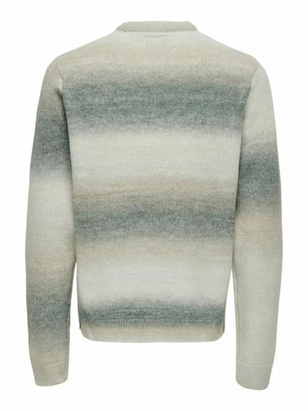 ONLY & SONS Strickpullover Strickpullover Rundhals Flachstrick Regular Fit günstig online kaufen