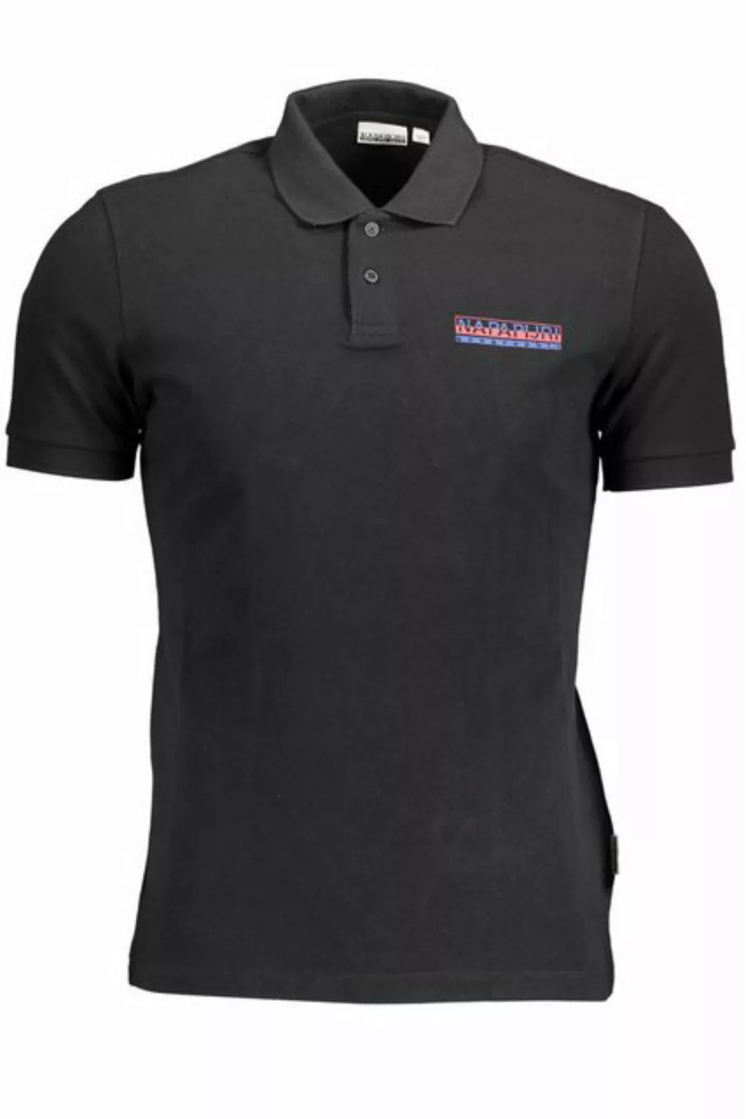 Napapijri Poloshirt Elegantes Schwarzes Herren Poloshirt mit Kurzen günstig online kaufen