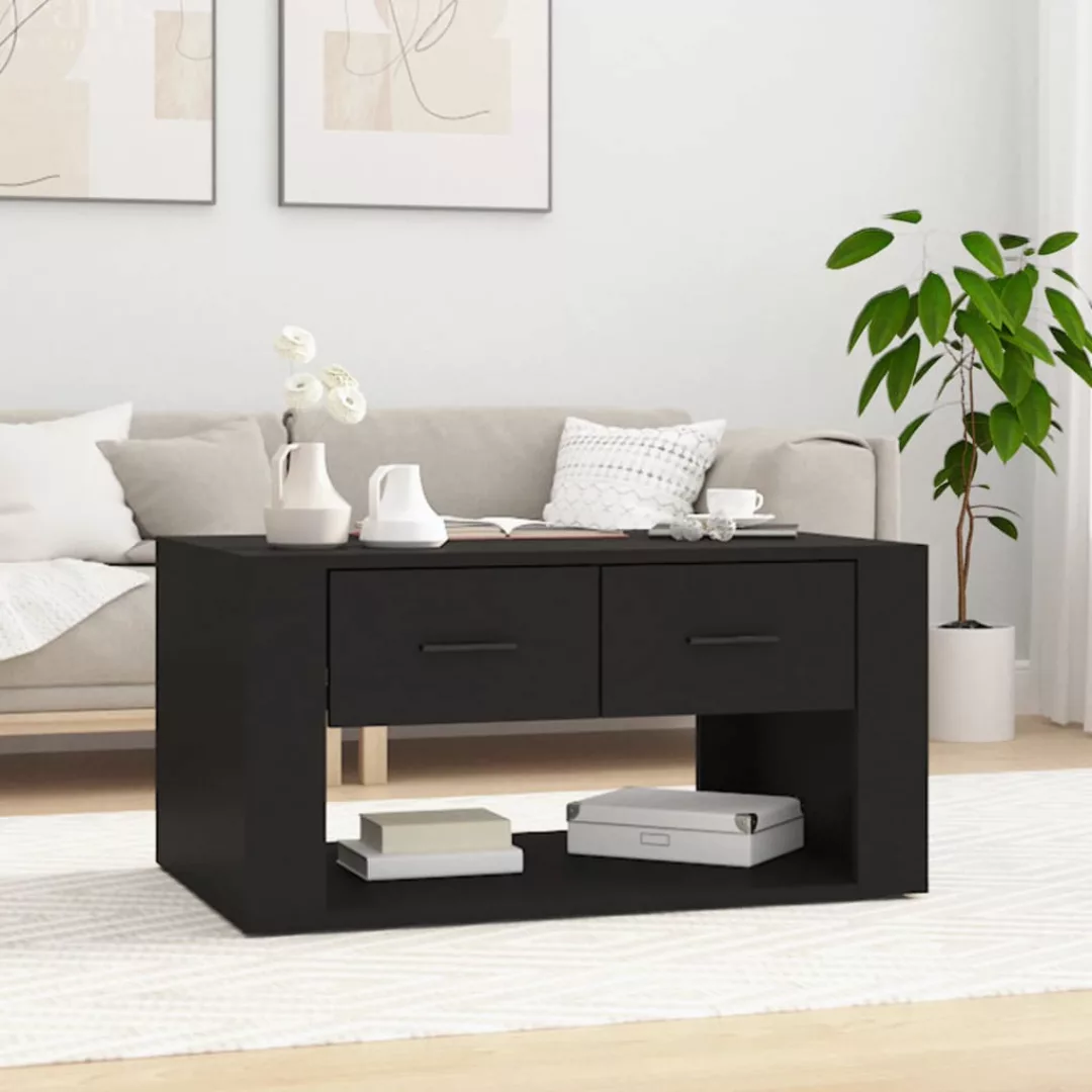 Vidaxl Couchtisch Schwarz 80x50x40 Cm Holzwerkstoff günstig online kaufen