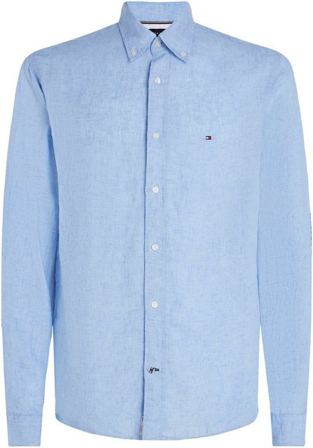 Tommy Hilfiger Langarmhemd PIGMENT DYED LI SOLID RF SHIRT in klassischem De günstig online kaufen