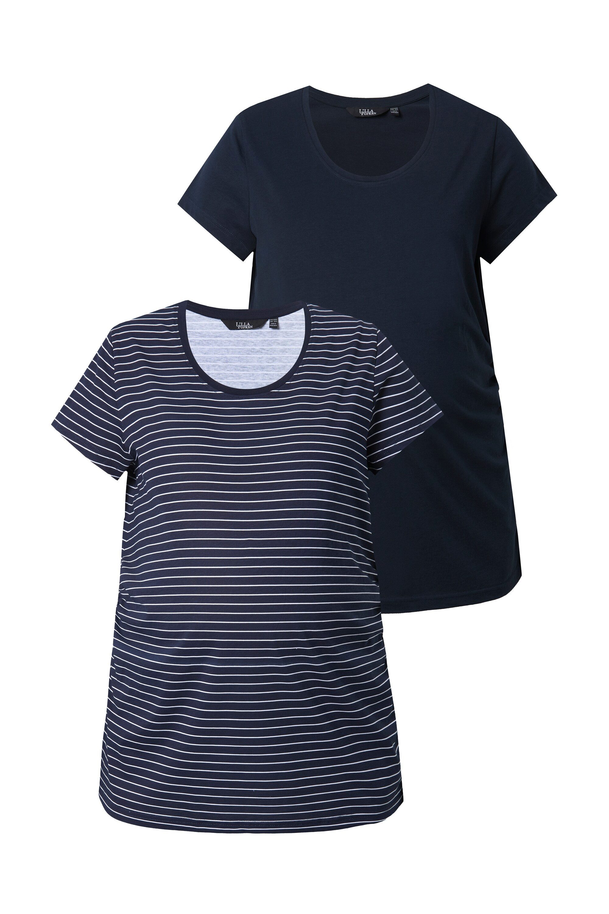 Ulla Popken T-Shirt Bellieva-T-Shirts 2er Pack günstig online kaufen