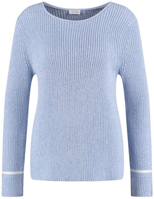 GERRY WEBER Rundhalspullover Pullover in Mouline-Optik günstig online kaufen