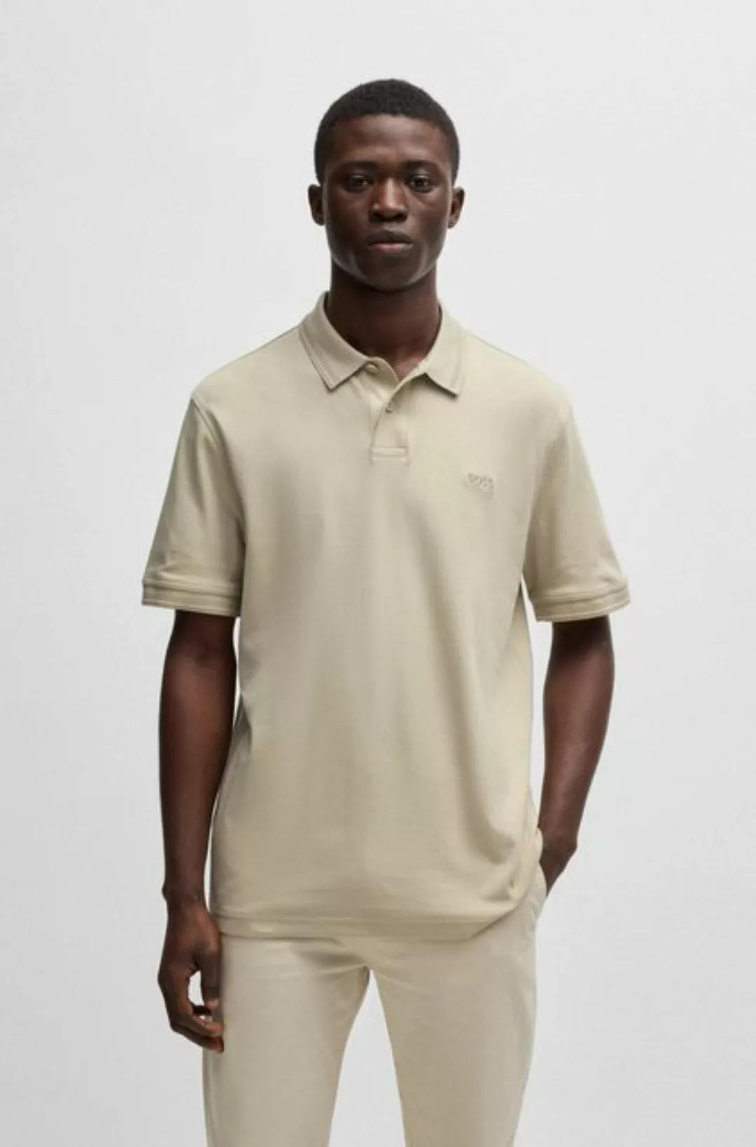 BOSS ORANGE Poloshirt "Pe Interlock", mit Polokragen günstig online kaufen