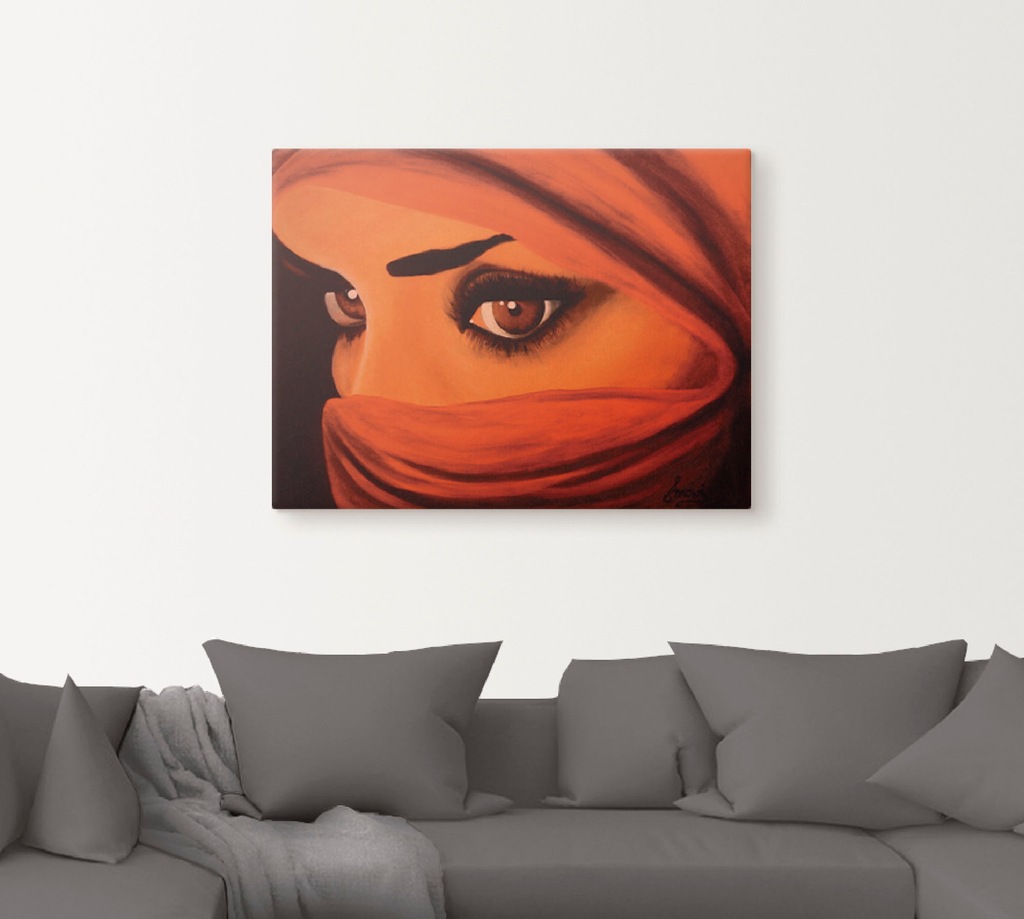 Artland Wandbild »Tuareg-Die von Gott Verlassene«, Frau, (1 St.), als Leinw günstig online kaufen