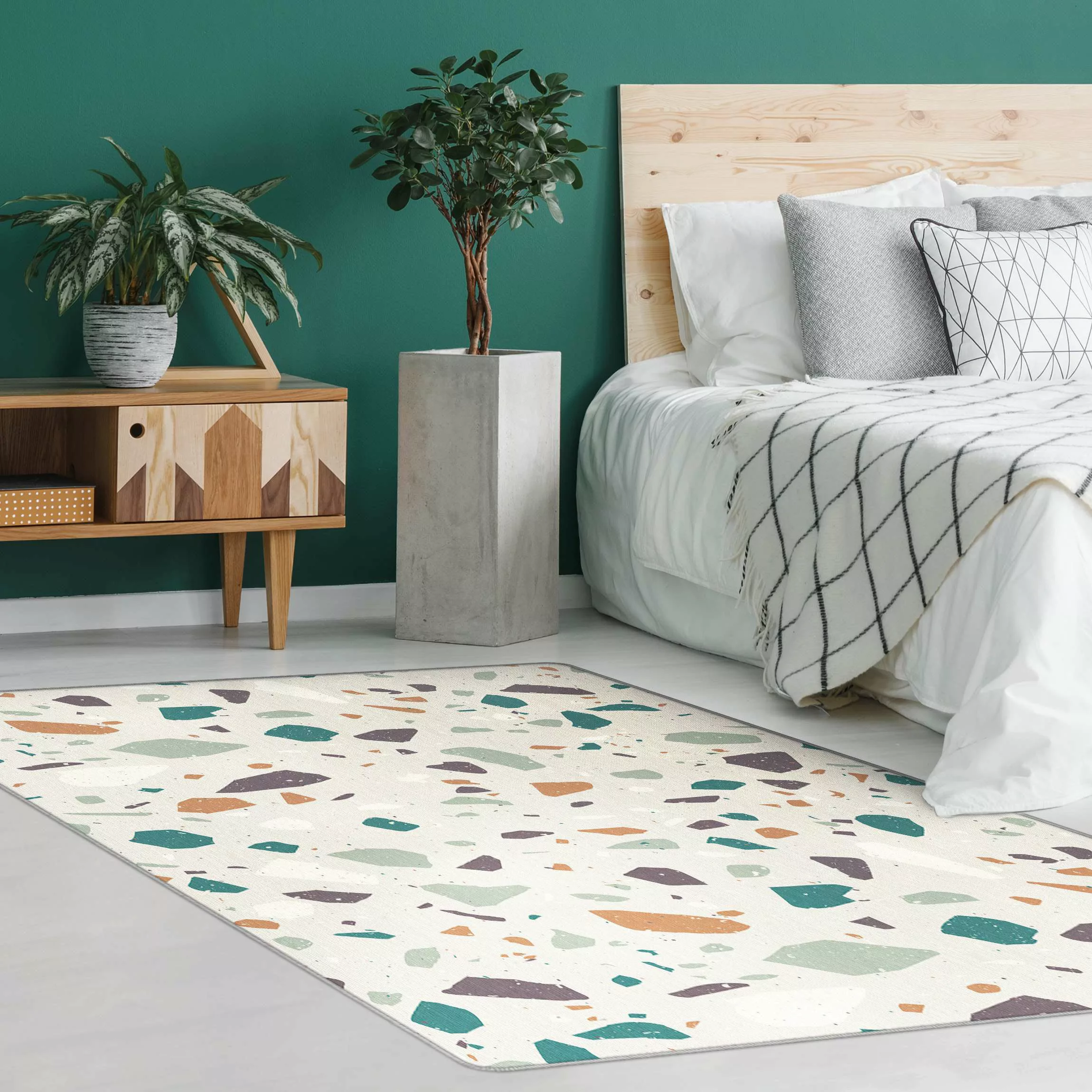 Teppich Detailliertes Terrazzo Muster Grosseto günstig online kaufen