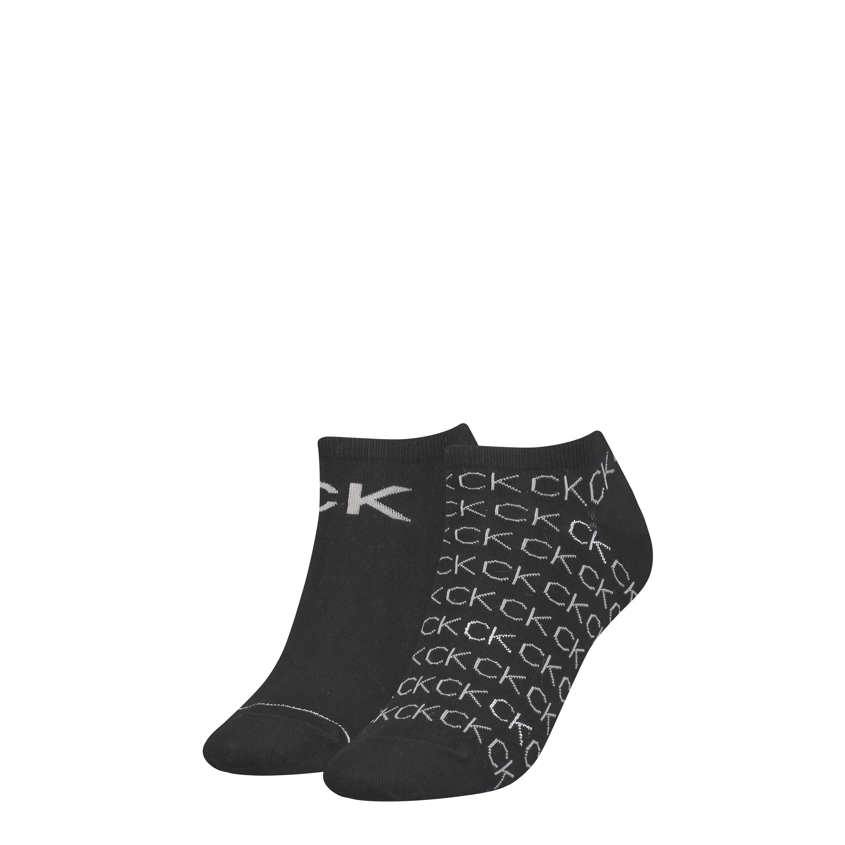 Calvin Klein Jeans Sneakersocken "CK WOMEN SNEAKER 2P ALL OVER LOGO", (2 Pa günstig online kaufen