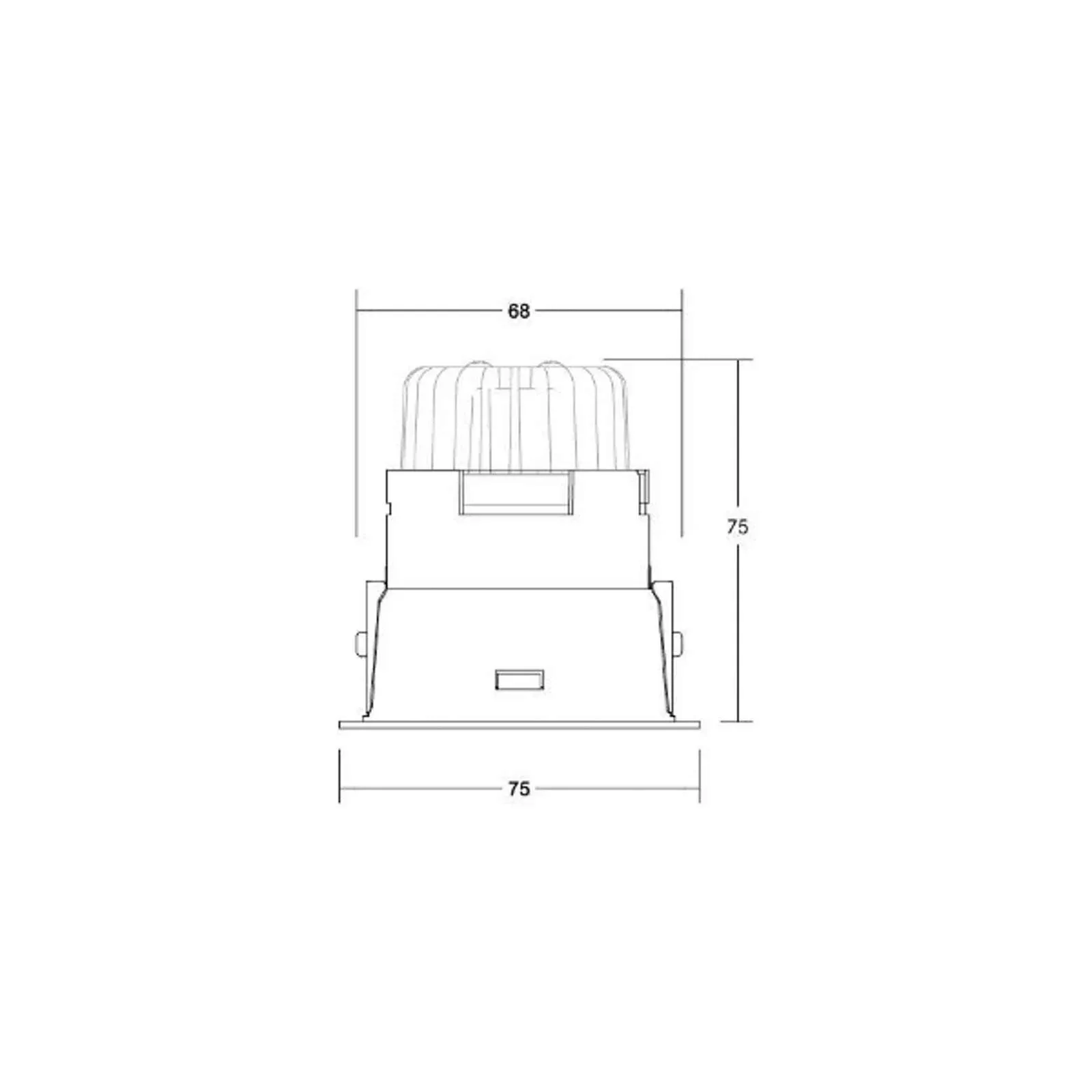 BRUMBERG Spot Binato DALI-dim-to-warm Anschlussbox schwarz günstig online kaufen