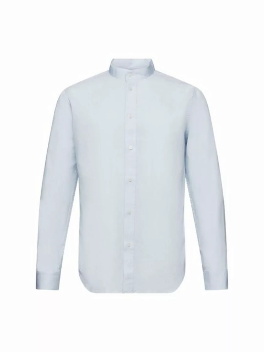 Esprit Langarmhemd Hemd mit Stehkragen günstig online kaufen