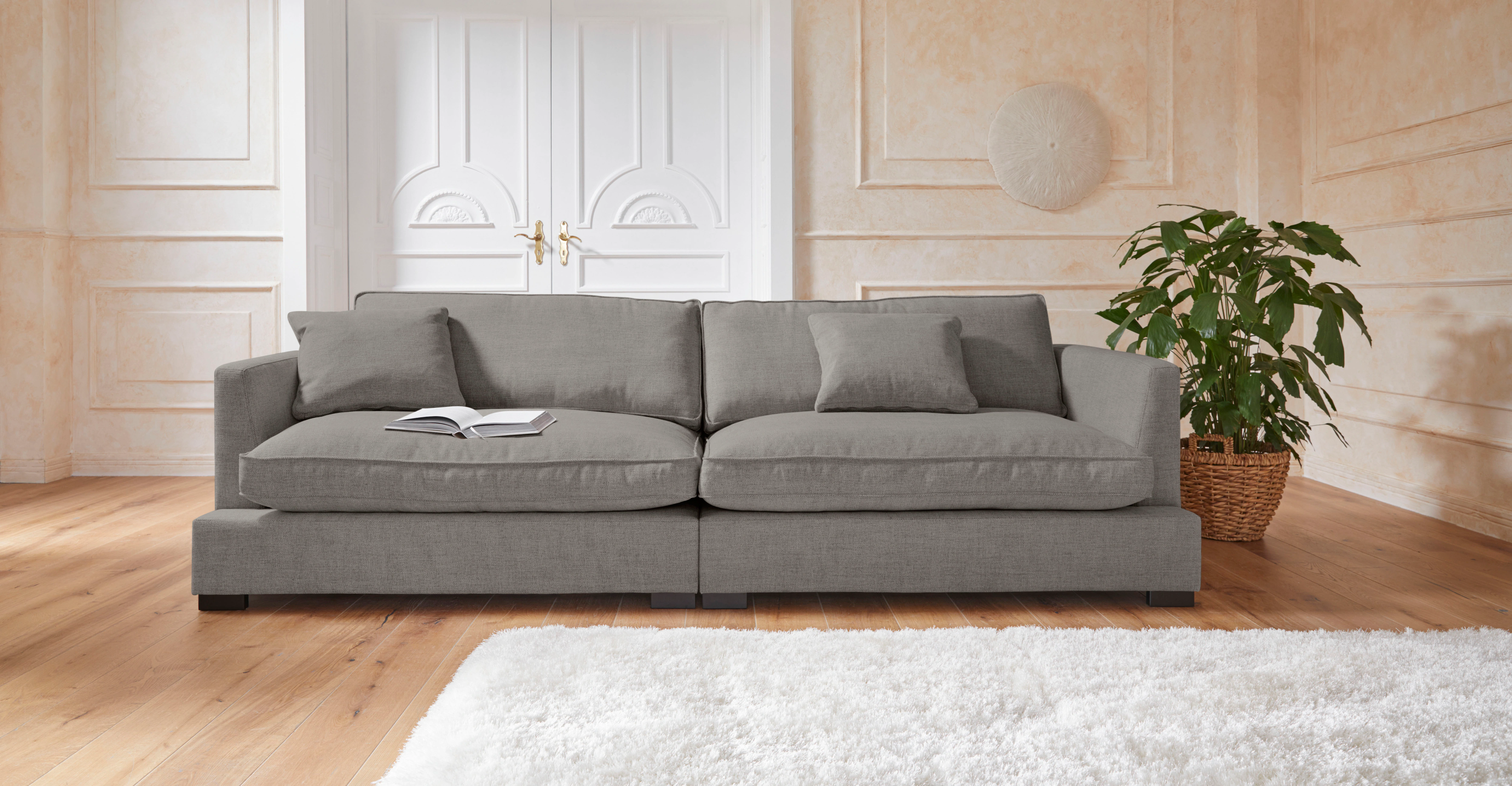 Guido Maria Kretschmer Home&Living Big-Sofa "Annera", weicher Sitzkomfort, günstig online kaufen