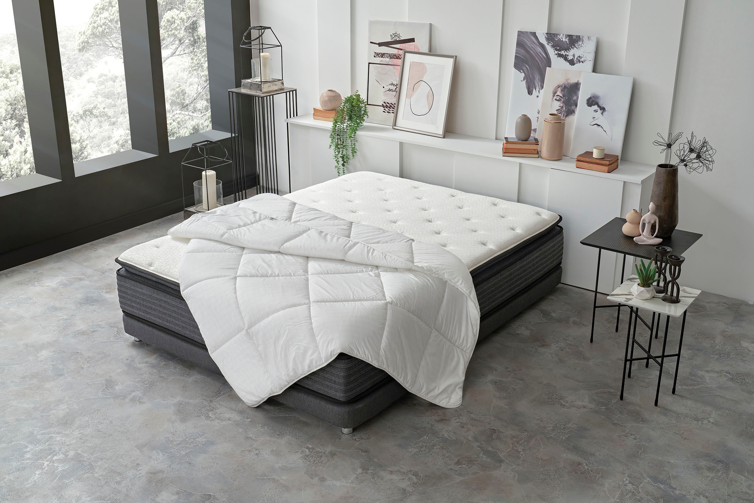 Yatas Bedding Kunstfaserbettdecke »Anti-Stress Decke, Decke 135x200, 200x20 günstig online kaufen