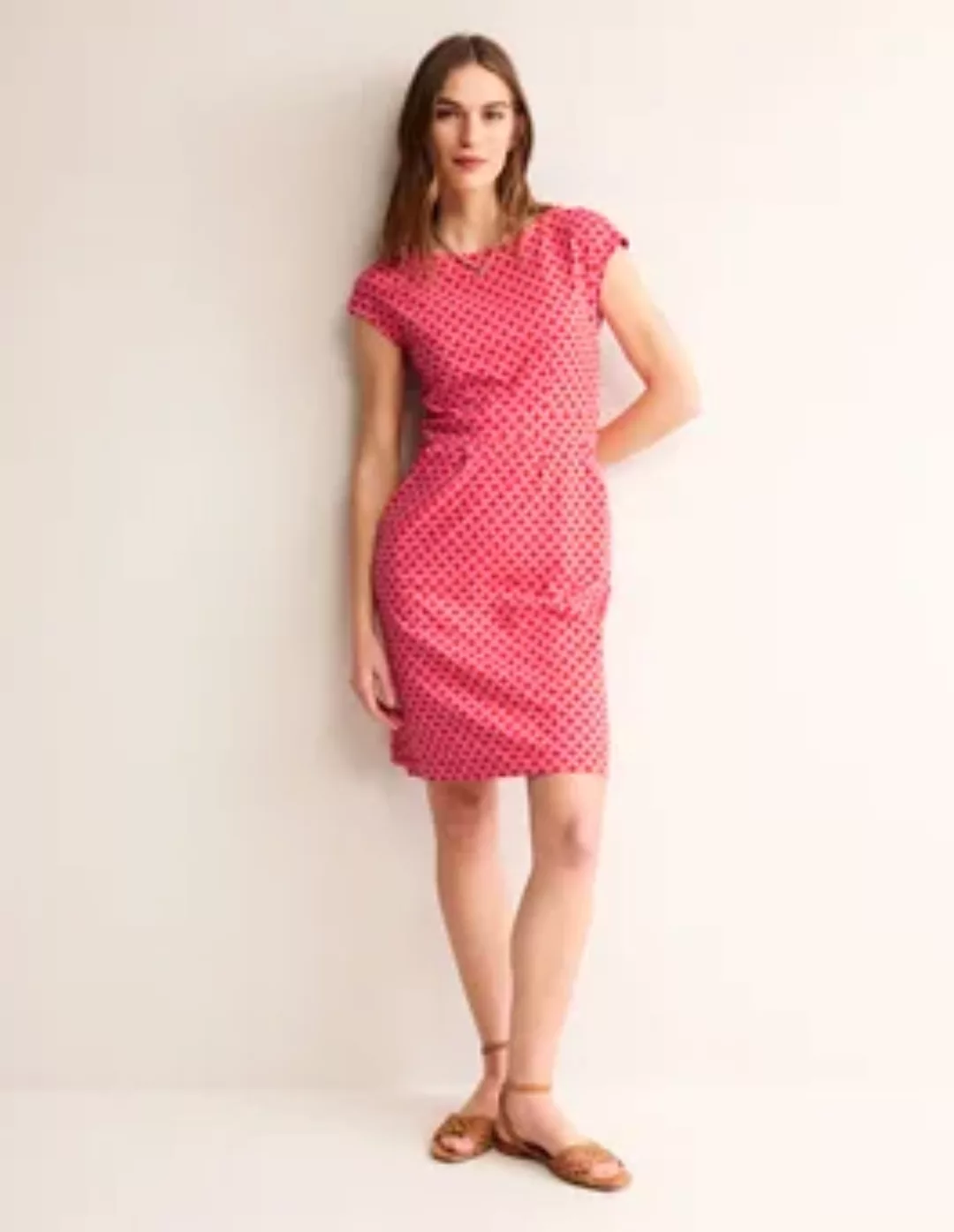 Florrie Jersey-Kleid Damen Boden, Flammenrot, Diamond Terrace günstig online kaufen