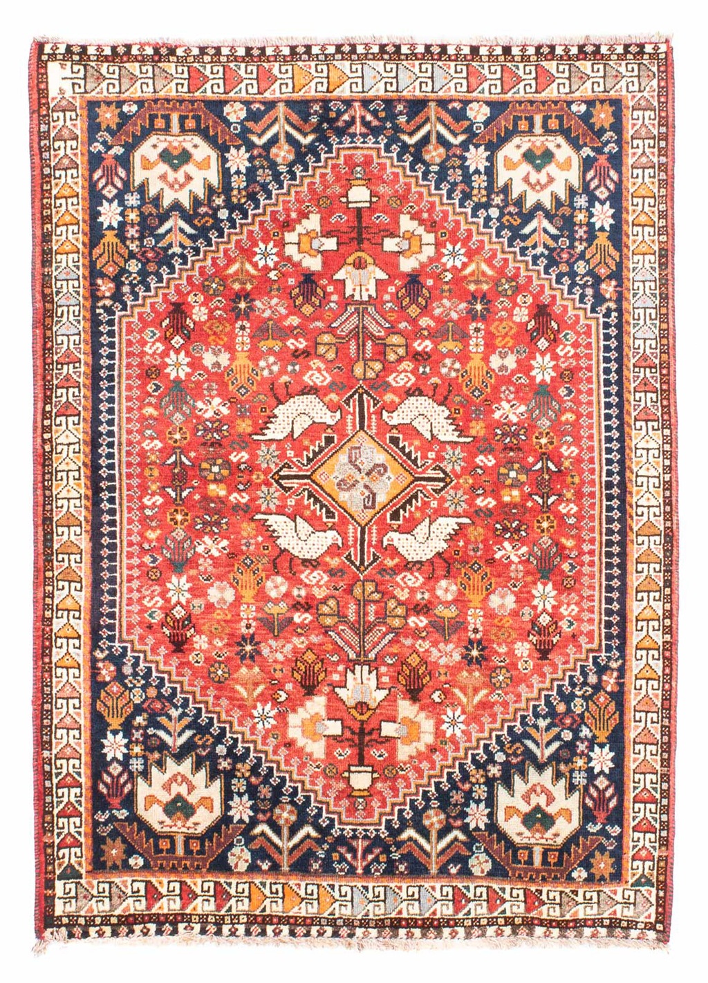 morgenland Orientteppich »Perser - Nomadic - 154 x 110 cm - rot«, rechtecki günstig online kaufen