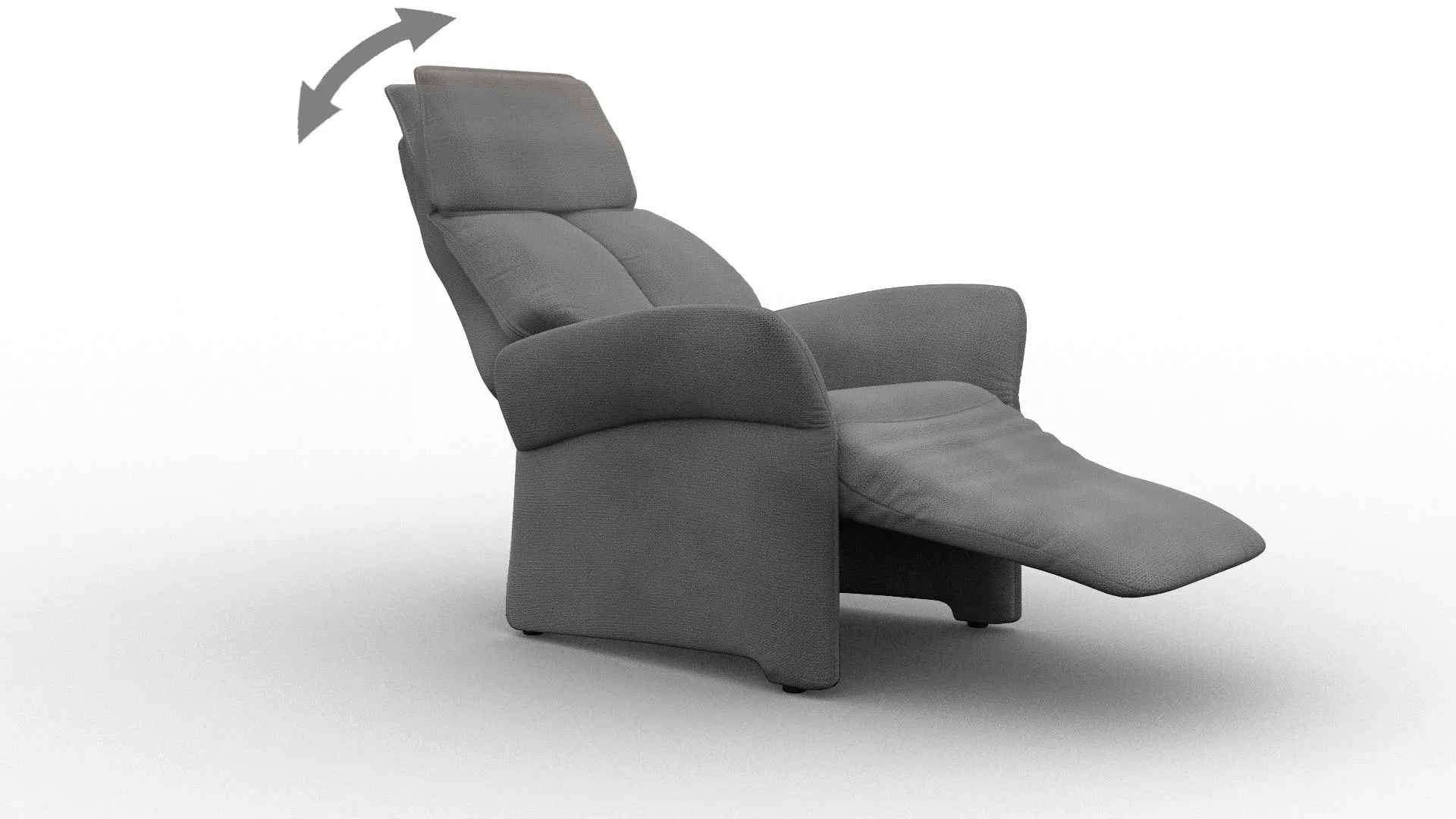 alina Relaxsessel "Savin", in Größe M, Liegefläche 180cm, verstellbar, opti günstig online kaufen