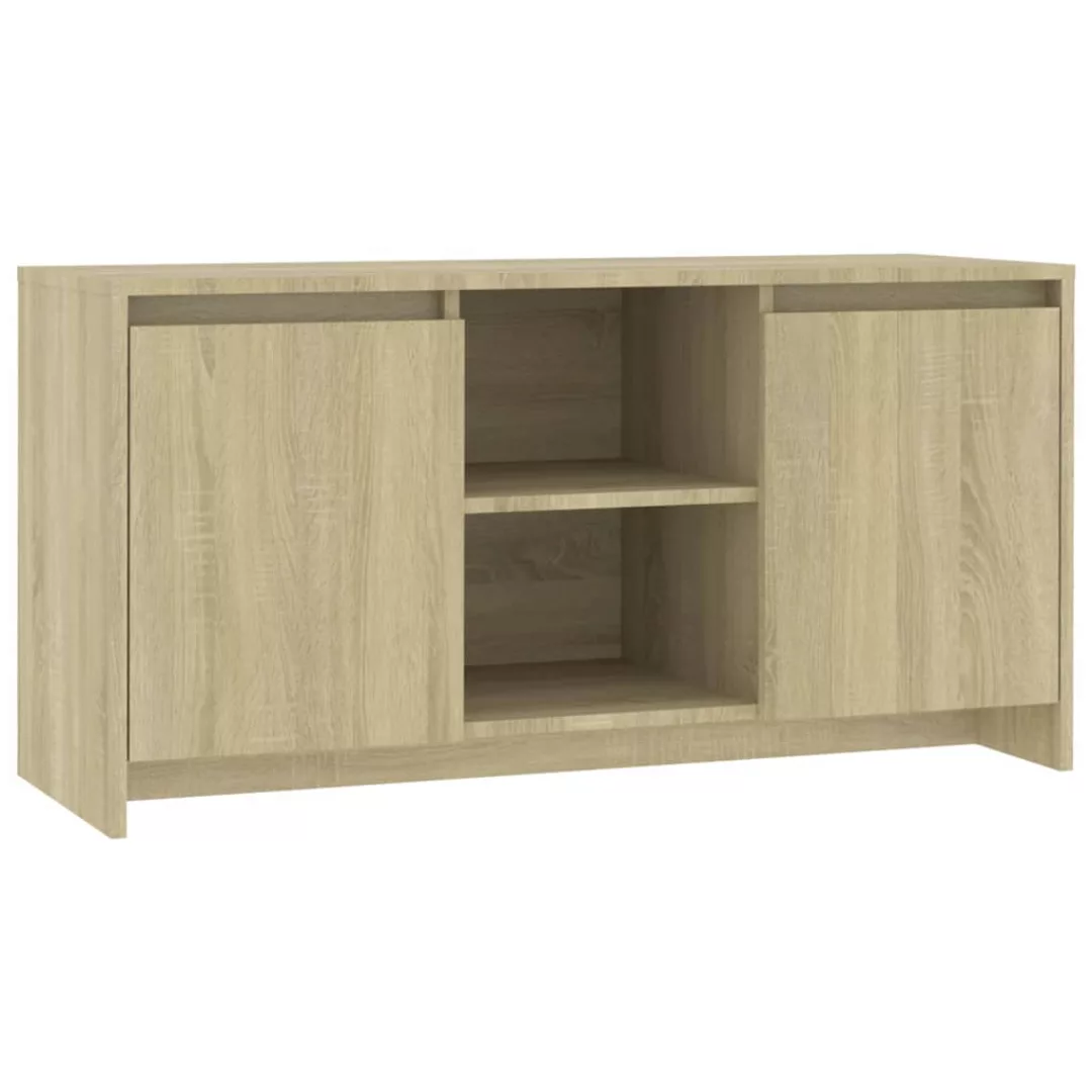 Tv-schrank Sonoma-eiche 102x37,5x52,5 Cm Spanplatte günstig online kaufen