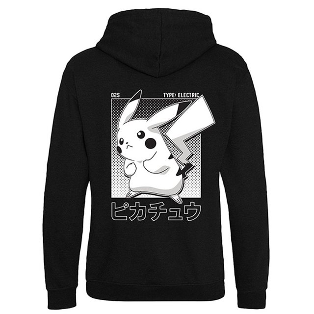 POKÉMON Hoodie Halftone Pikachu Kawaii Anime Manga günstig online kaufen