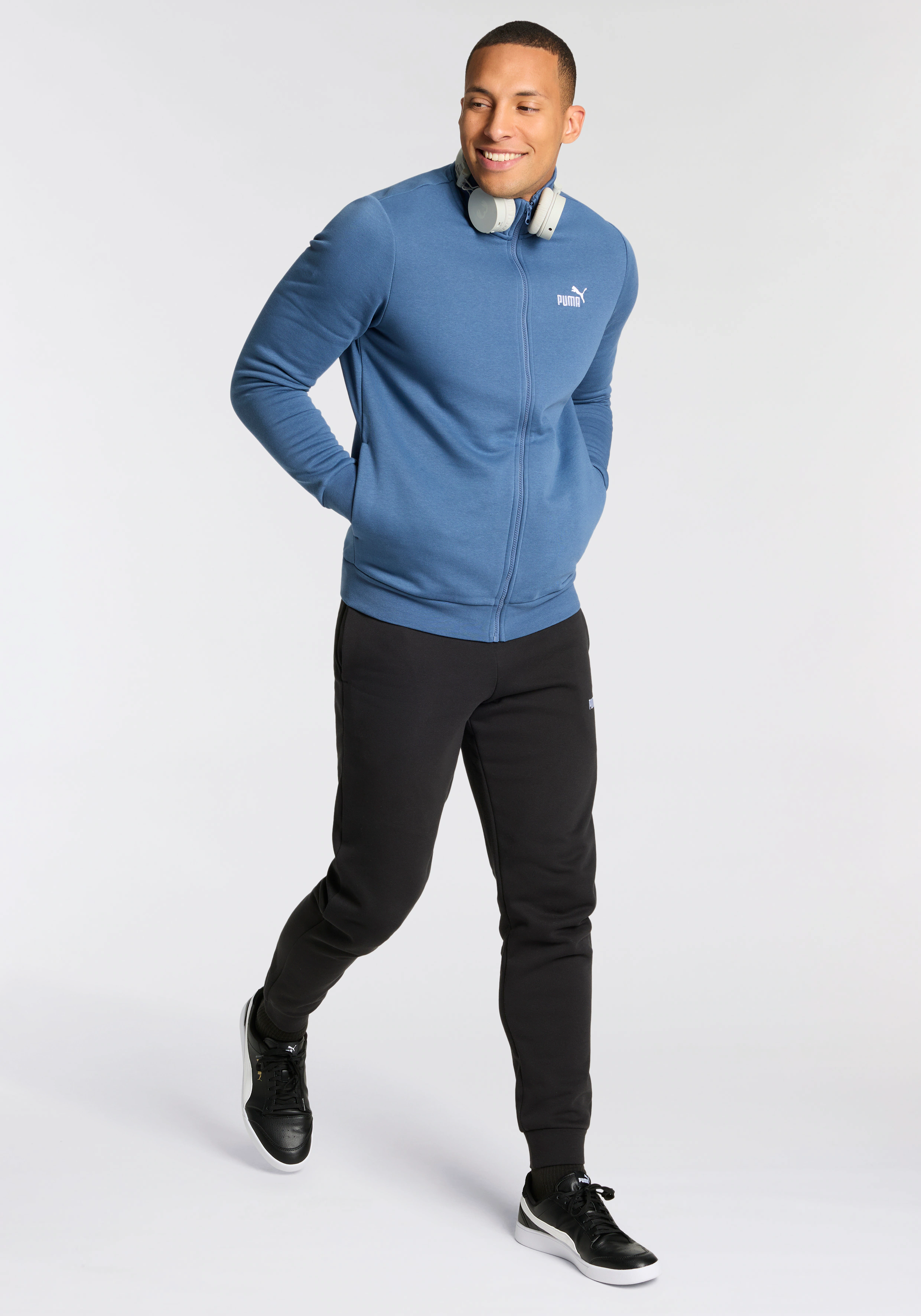 PUMA Trainingsanzug "ESS SWEAT SUIT FL", (2 tlg.) günstig online kaufen