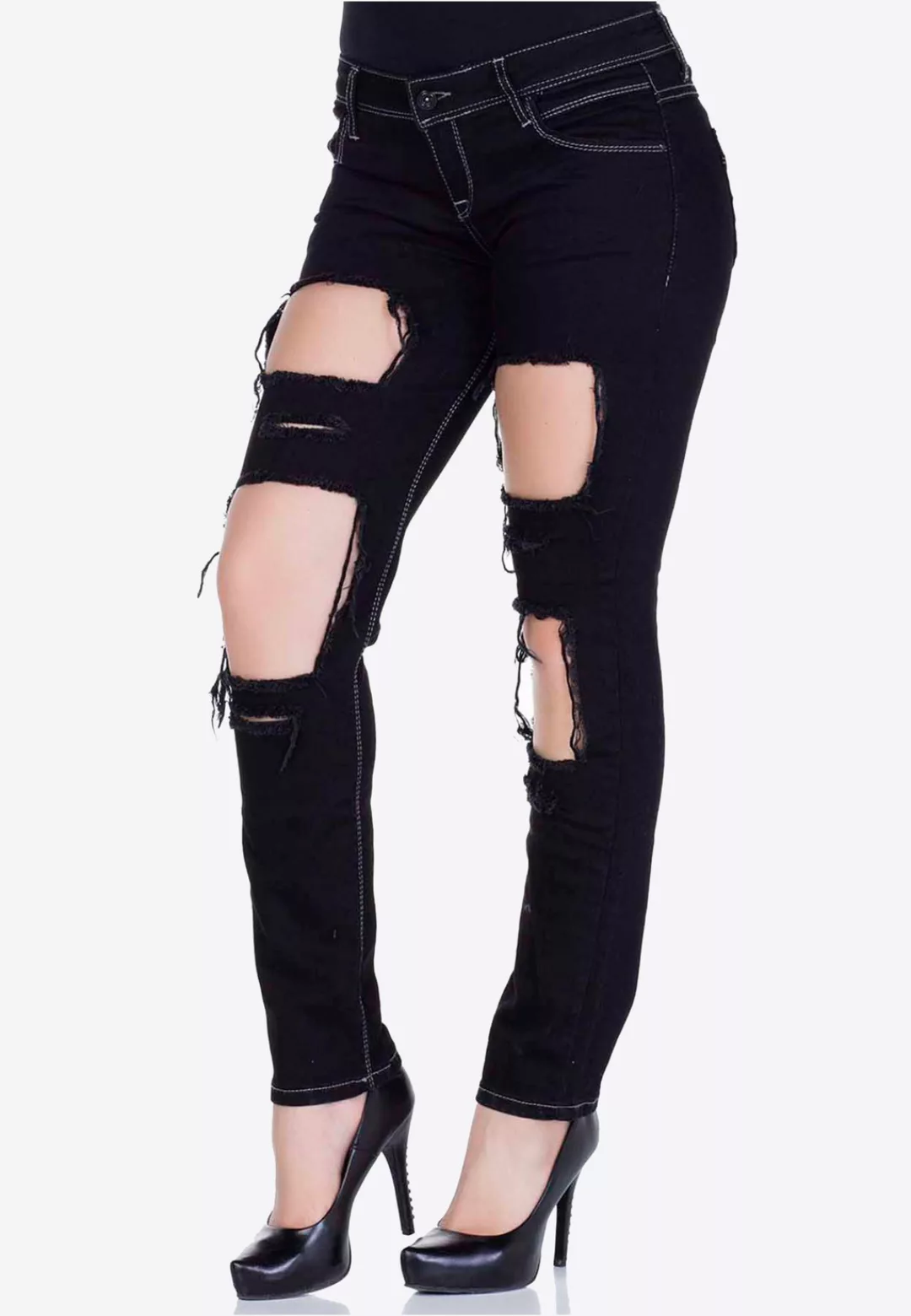 Cipo & Baxx Bequeme Jeans, im coolen Destroyed-Look günstig online kaufen