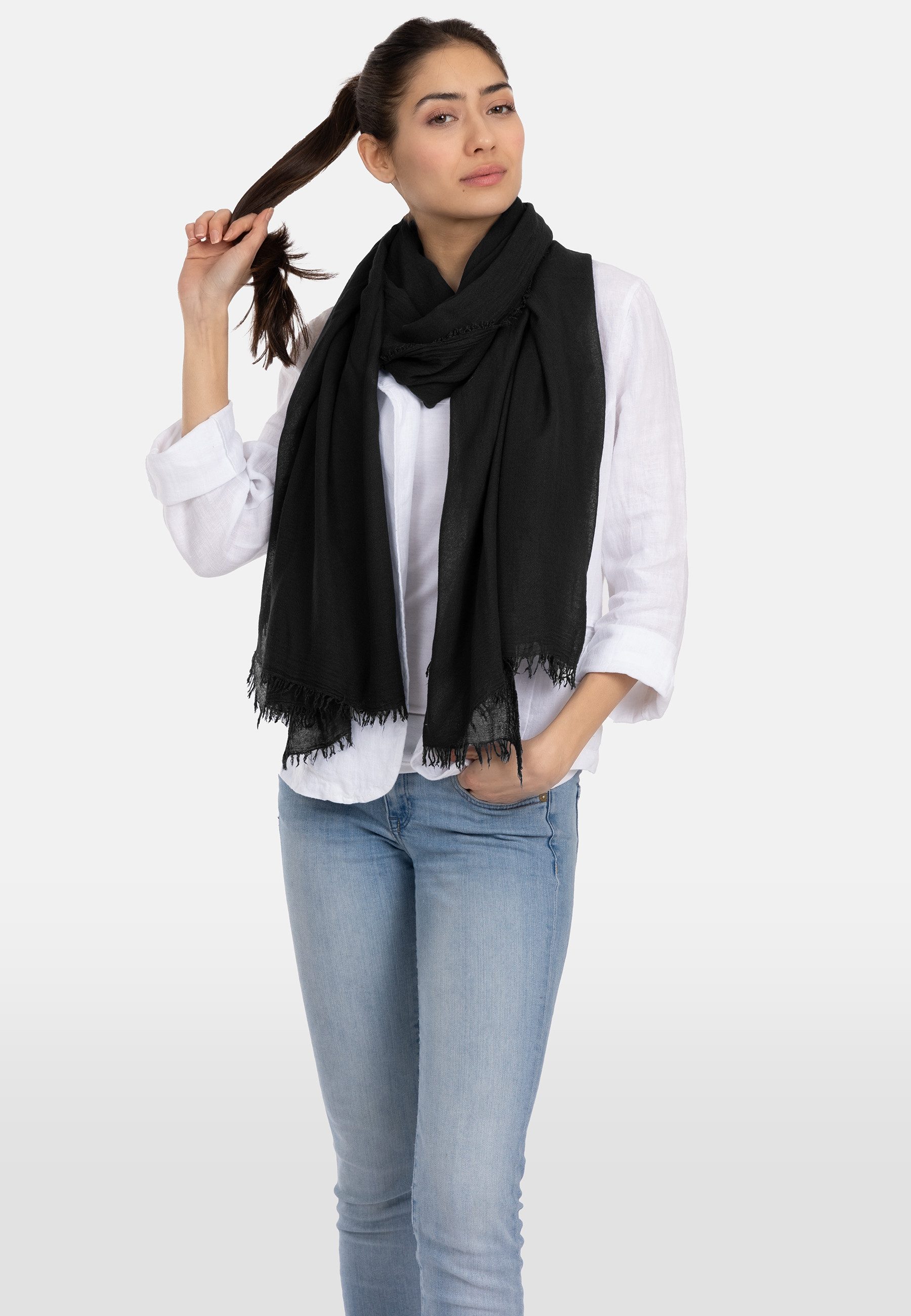 Caspar Modeschal SC529 Damen Sommer Schal günstig online kaufen