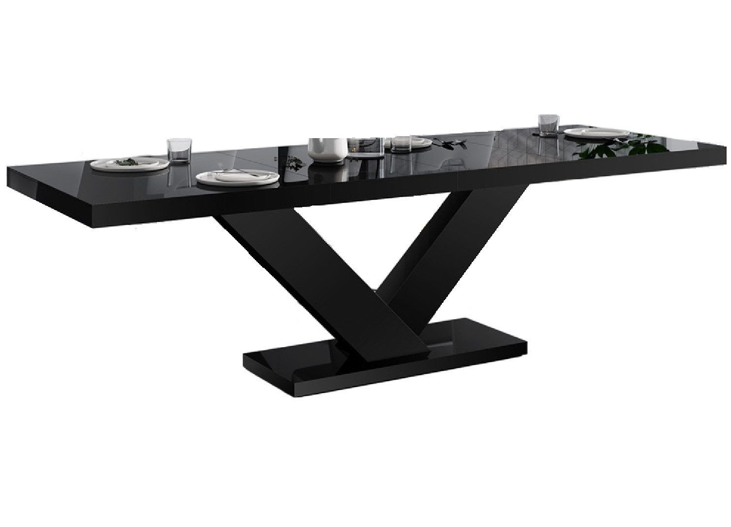 designimpex Esstisch Design Tisch HE-999 Schwarz günstig online kaufen