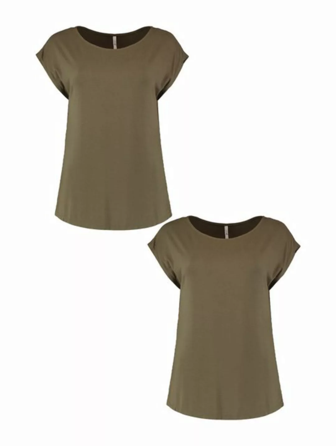 HaILY’S T-Shirt Shirt 2er-Set Kurzarm mit Fledermausärmeln (2-tlg) 6829 in günstig online kaufen