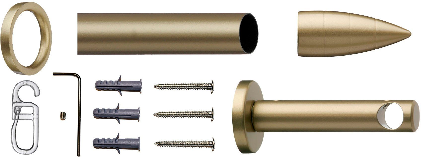 indeko Gardinenstange Menorca, Ø 12 mm, günstig online kaufen