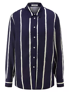 Long-Bluse Peter Hahn blau günstig online kaufen