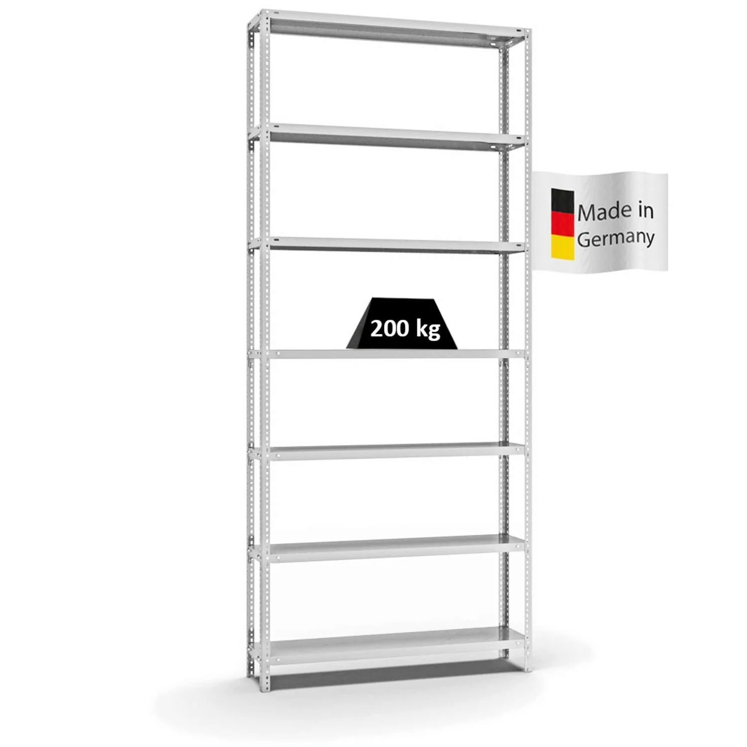 PROREGAL Fachbodenregal Schraubsystem Medium-Duty Grundregal HxBxT 300 x 13 günstig online kaufen