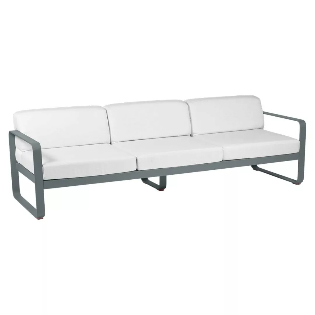 Bellevie 3-Sitzer Lounge-Sofa 26 Gewittergrau 81 Grauweiß günstig online kaufen