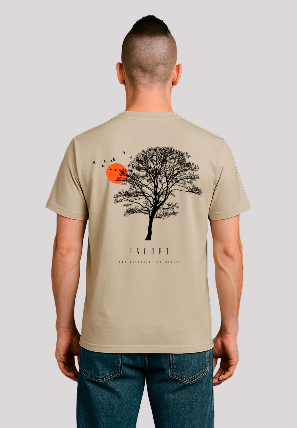 F4NT4STIC T-Shirt "Escape Discover the World Tree Birds", Premium Qualität, günstig online kaufen