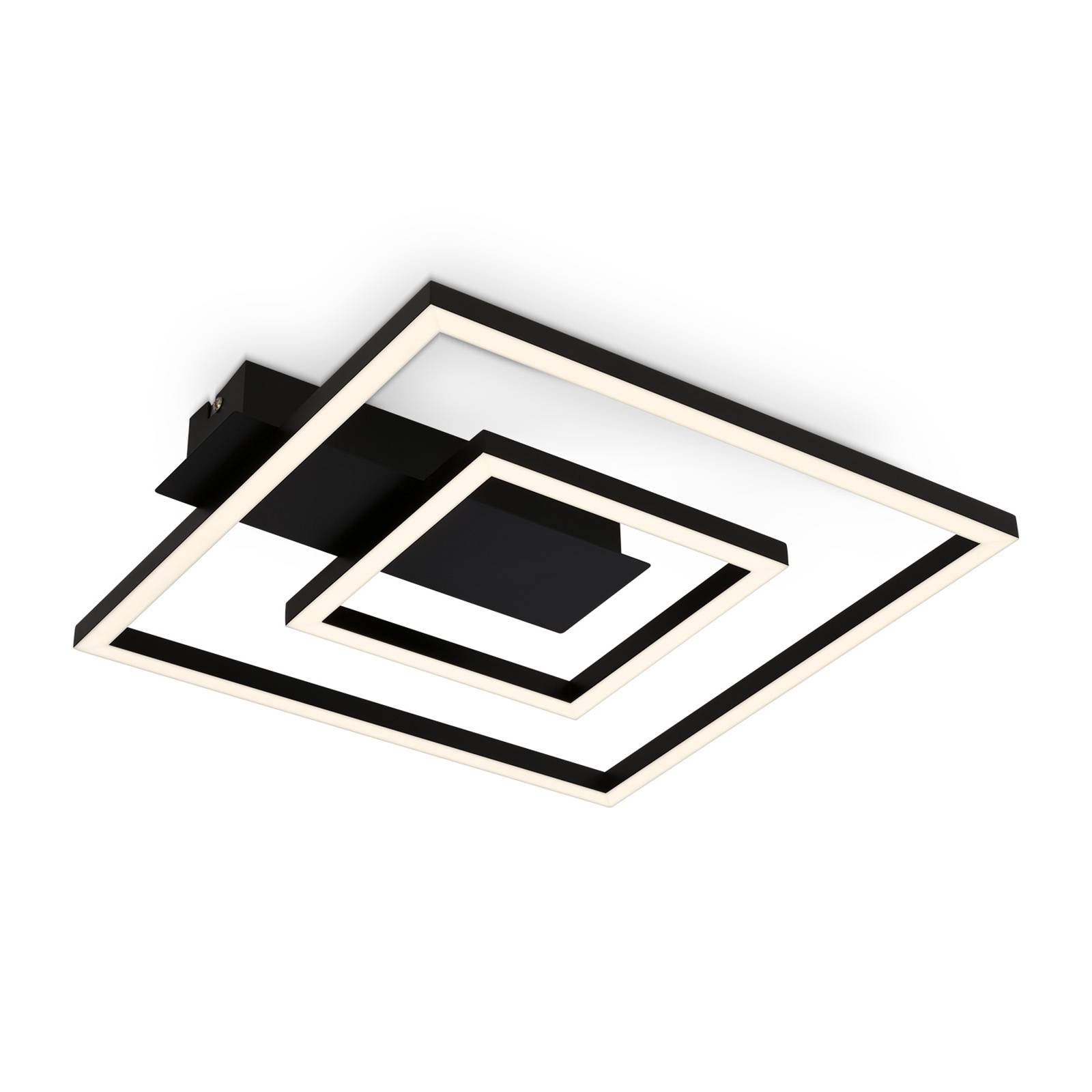 LED-Deckenleuchte 3772 mit 2 Rahmen, schwarz günstig online kaufen