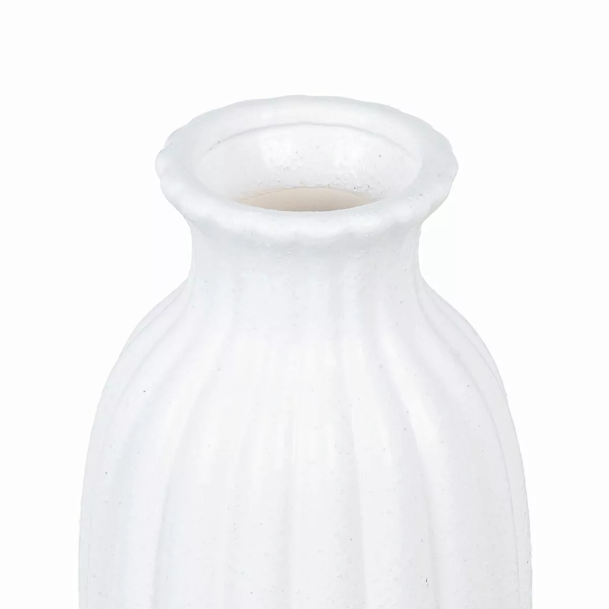 Vase 14,5 X 14,5 X 27,5 Cm Aus Keramik Weiß günstig online kaufen