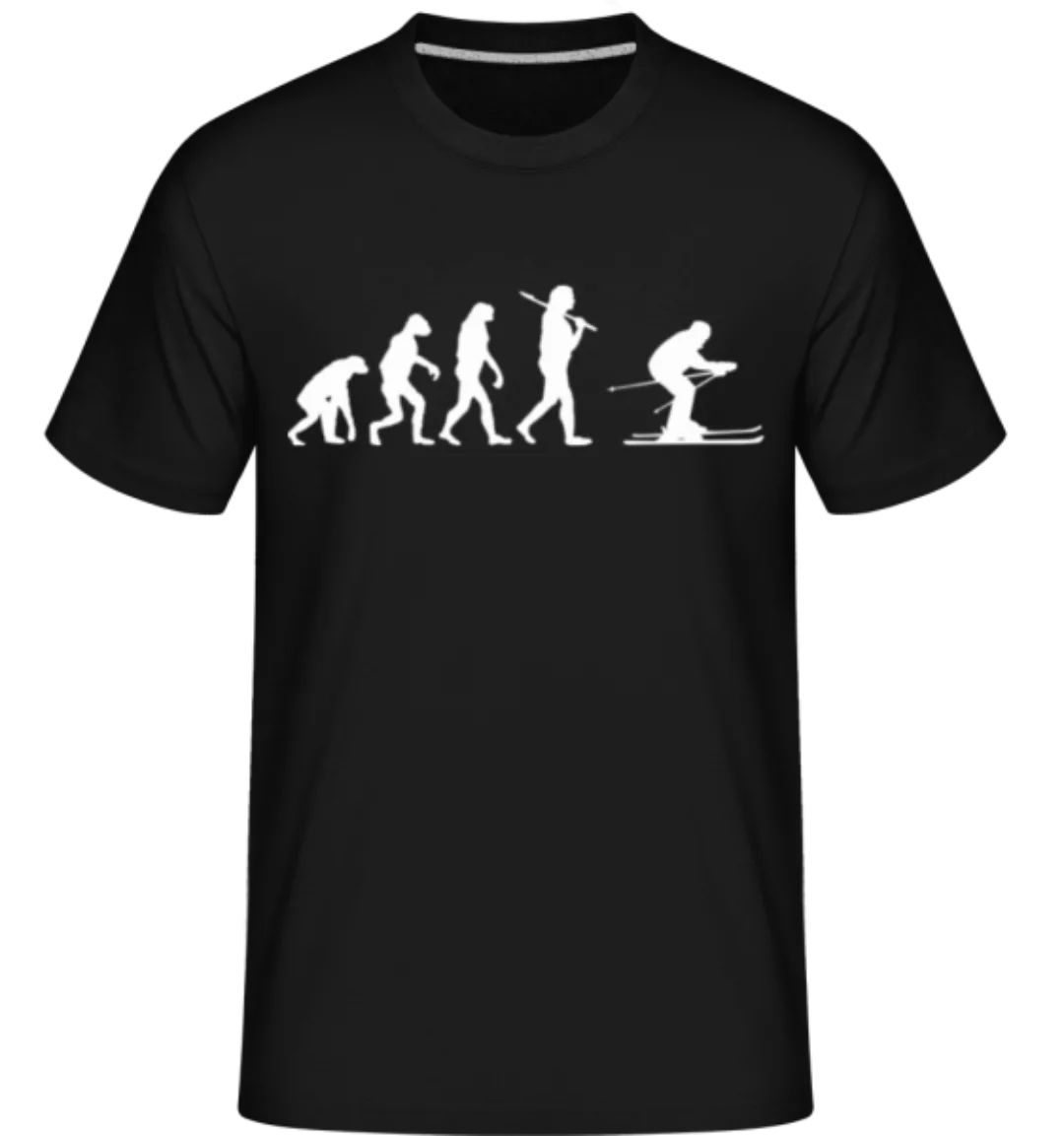 Evolution Of Skiing · Shirtinator Männer T-Shirt günstig online kaufen