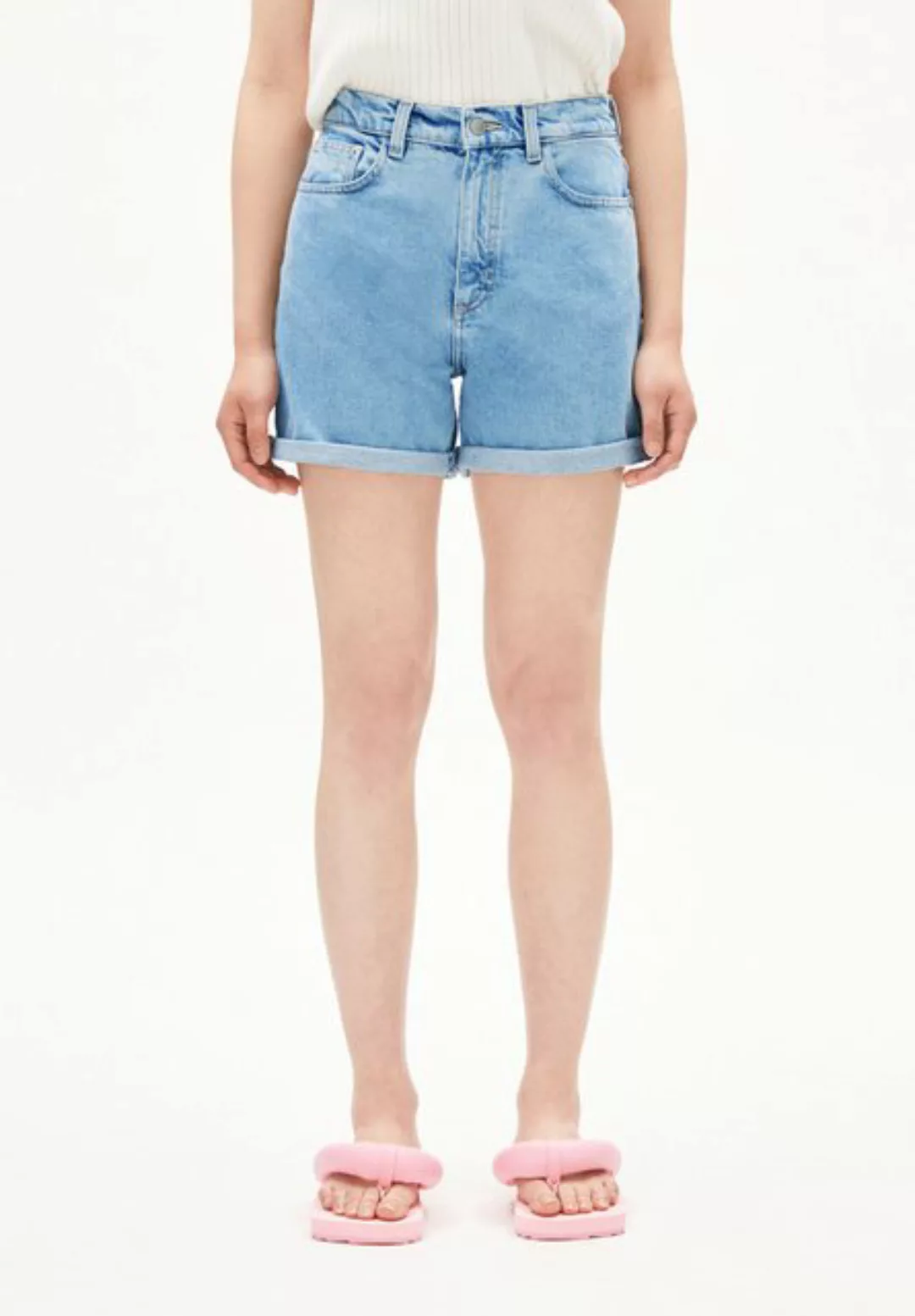 Armedangels Shorts SHEAARI Damen Jeans Shorts aus Hanf-Mix (Regular Fit) günstig online kaufen