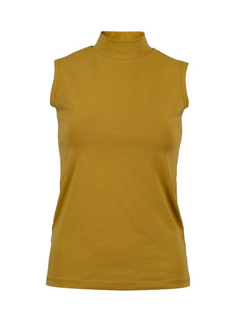 Evoni T-Shirt Basic Shirt ärmellos Halbkragen Tank-Top günstig online kaufen