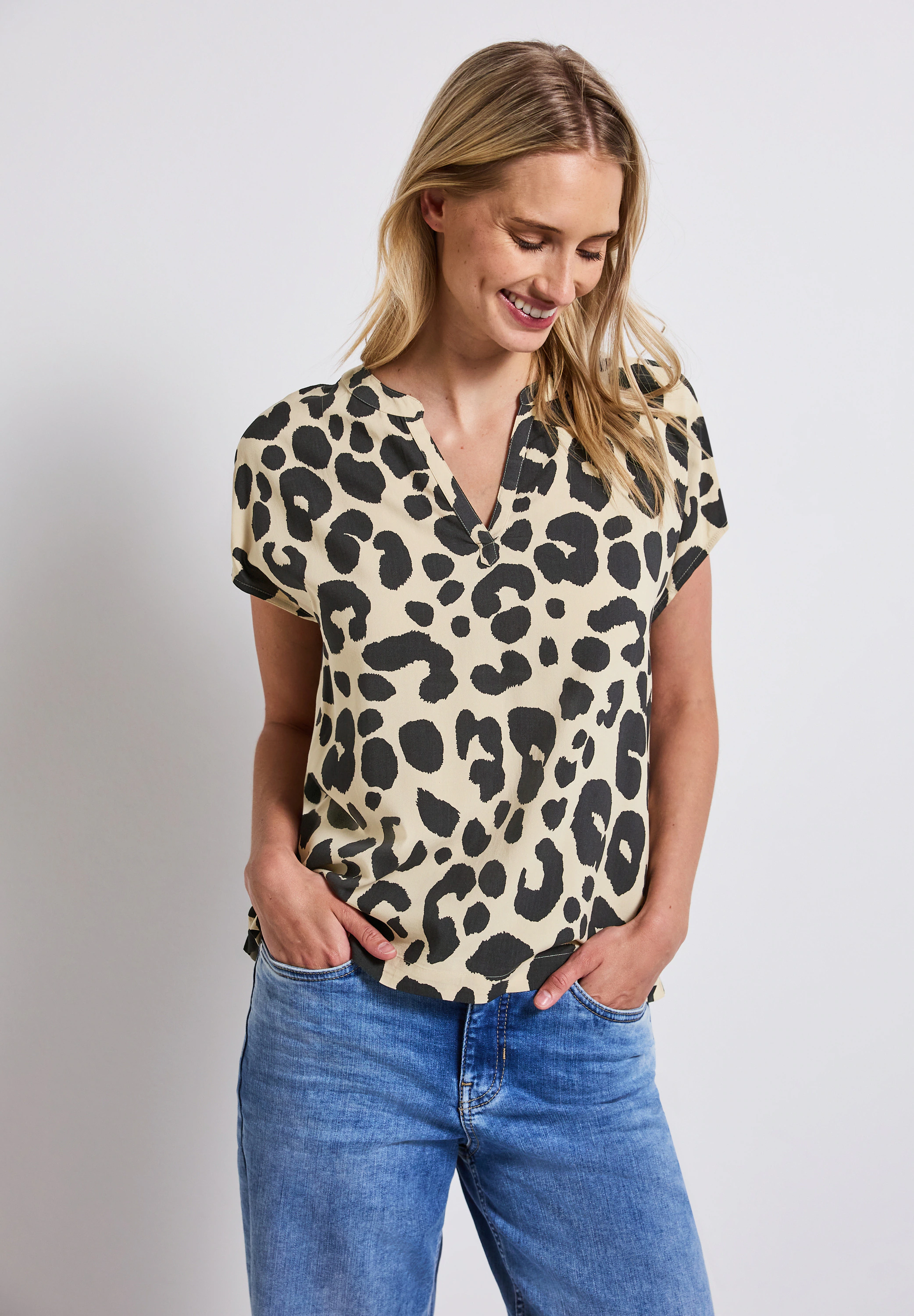 STREET ONE Klassische Bluse, aus softer Viskose günstig online kaufen