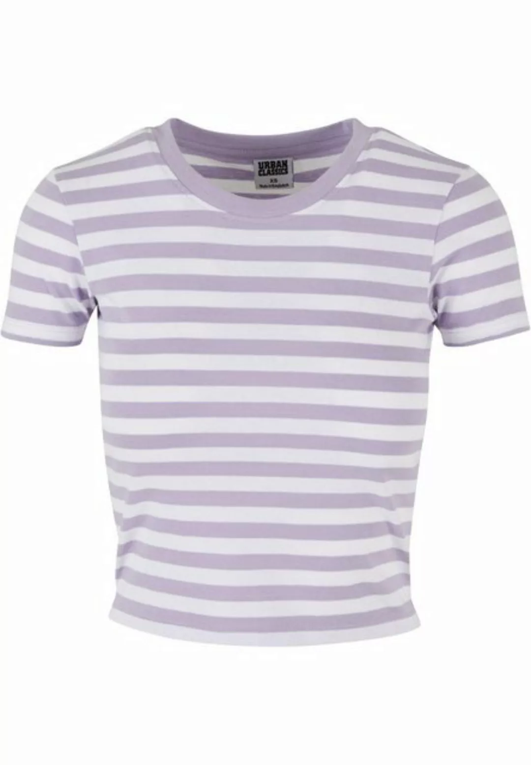 URBAN CLASSICS T-Shirt Ladies Short Striped Tee günstig online kaufen