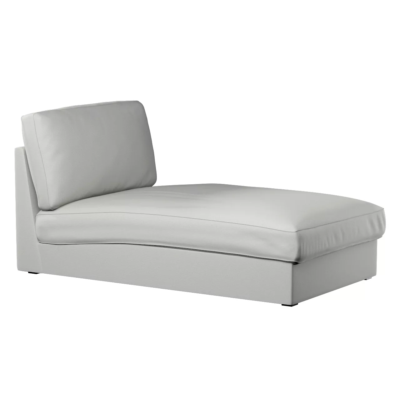 Bezug für Kivik Recamiere Sofa, hellgrau, Bezug für Kivik Recamiere, Etna ( günstig online kaufen