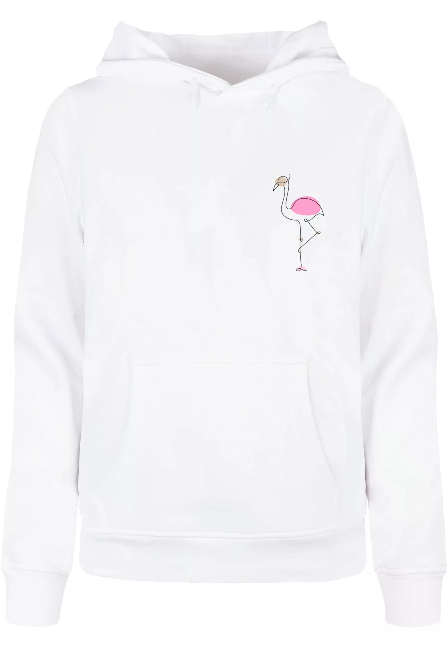 Merchcode Kapuzenpullover "Merchcode Damen Ladies Flamingo Basic Hoody", (1 günstig online kaufen
