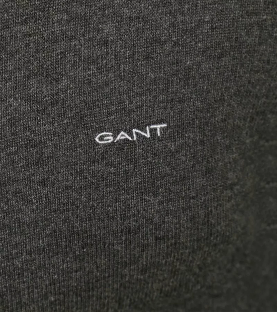 Gant Strickjacke Lambswool Anthrazit - Größe 3XL günstig online kaufen