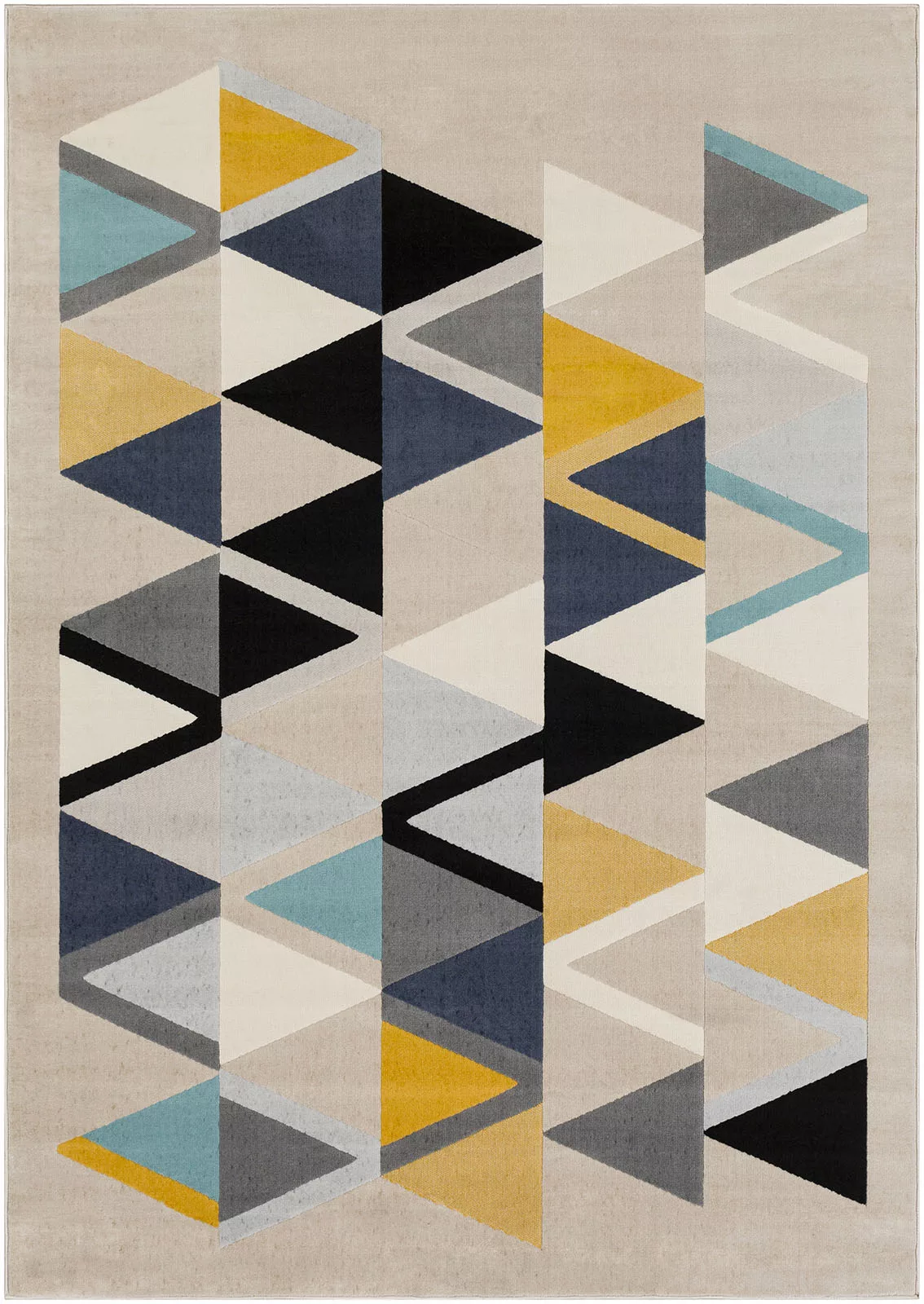 Surya Teppich »Geometric 2349«, rechteckig, Skandi Design, Modern Boho Kurz günstig online kaufen