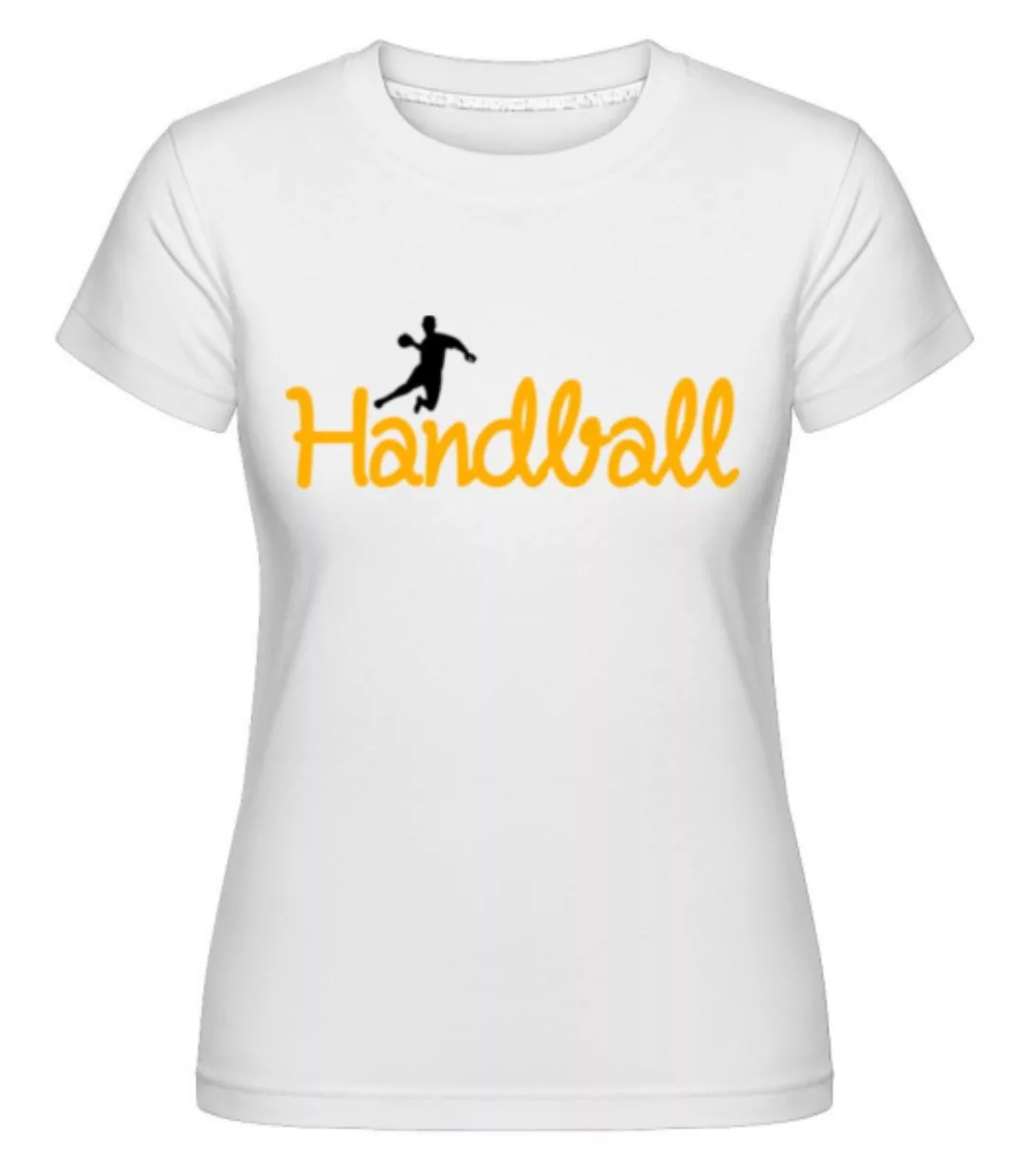 Handball Logo Player · Shirtinator Frauen T-Shirt günstig online kaufen