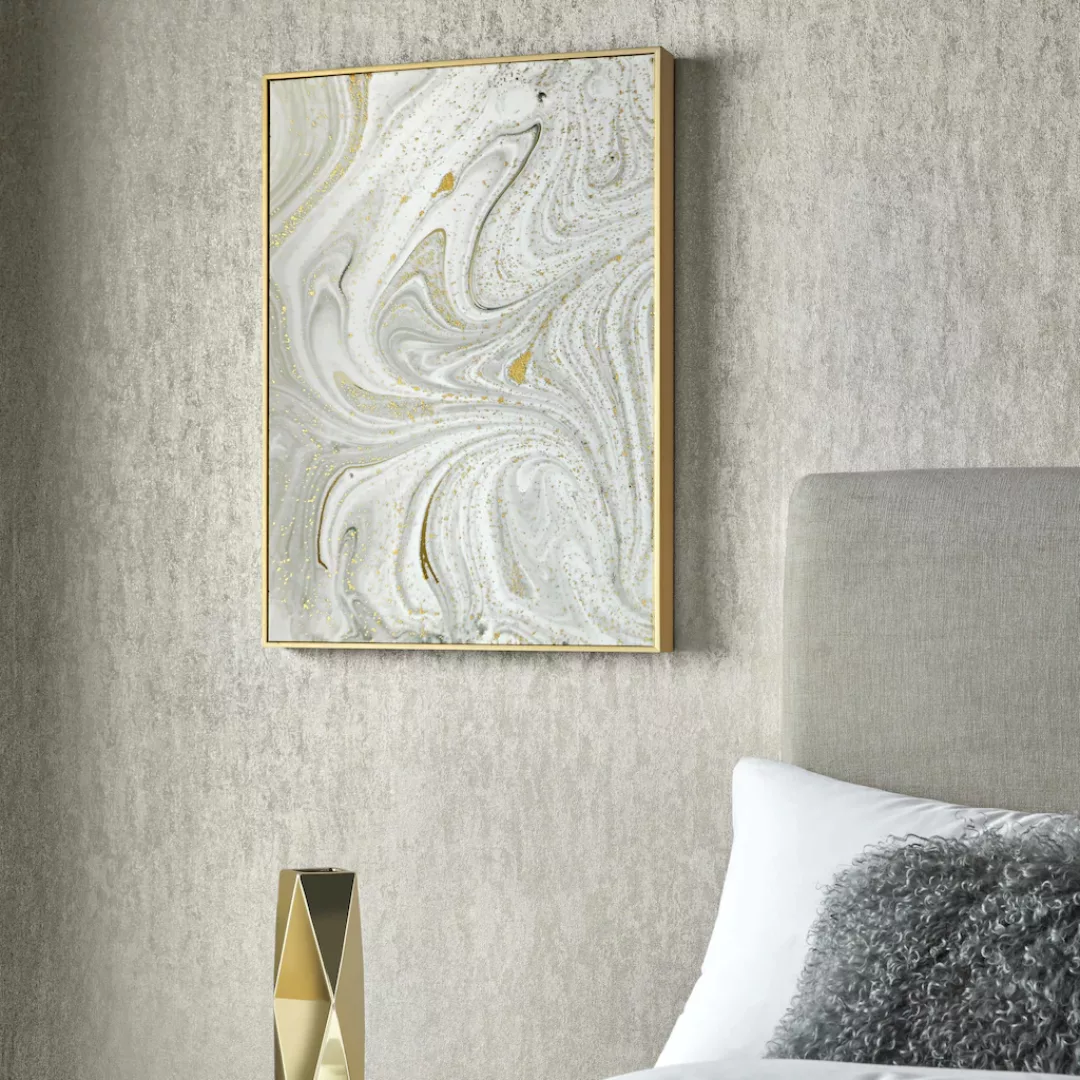 Art for the home Leinwandbild »Luxus Gold Marmor«, (1 St.) günstig online kaufen