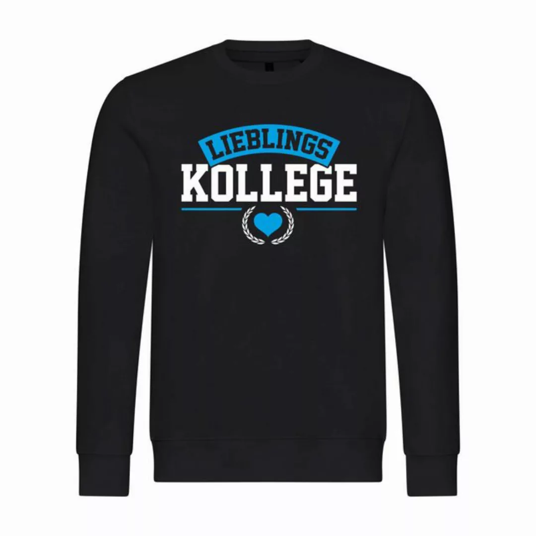 deinshirt Rundhalspullover Herren Sweatshirt Lieblingskollege Mit Print Mot günstig online kaufen