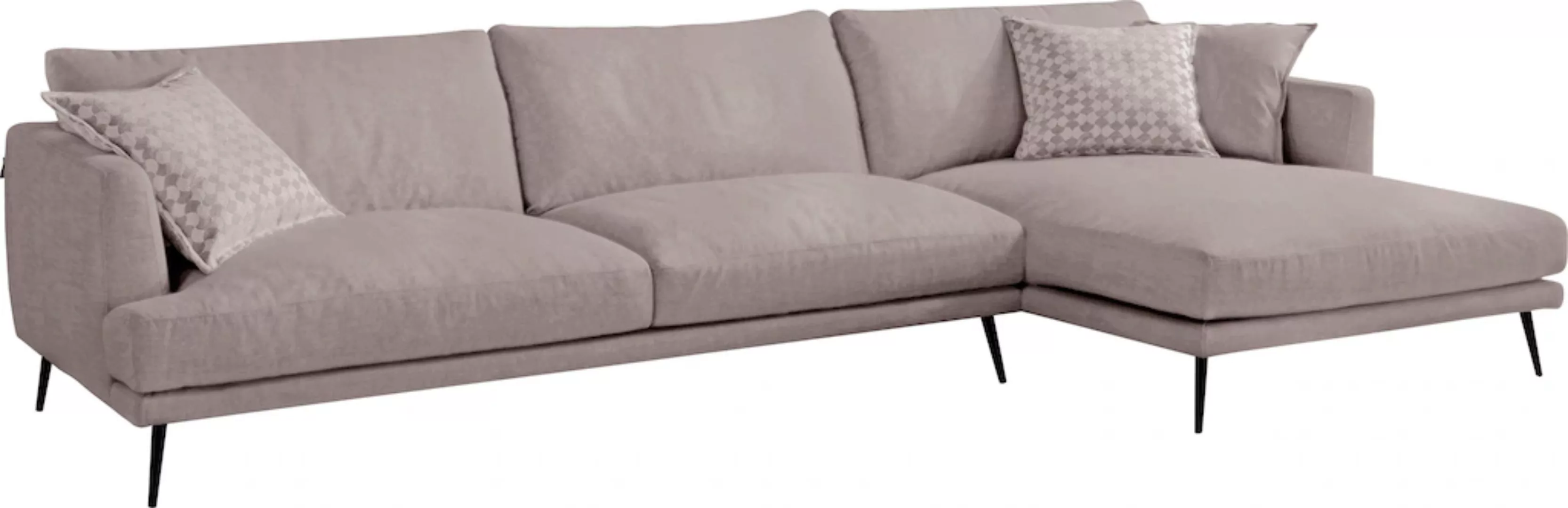 Egoitaliano Ecksofa "Sophia, Designsofa mit extrakomfortablem Sitzkomfort", günstig online kaufen