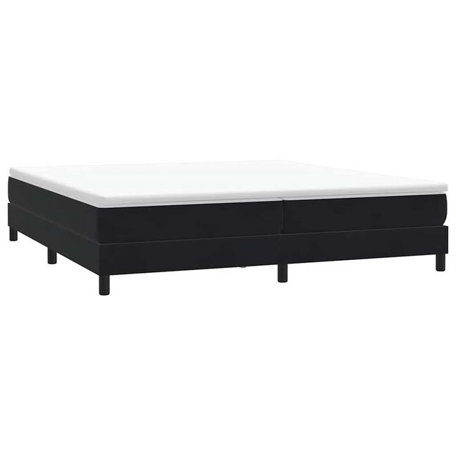 vidaXL Bett Boxspringbett ohne Matratze Schwarz 200x210 cm Samt günstig online kaufen