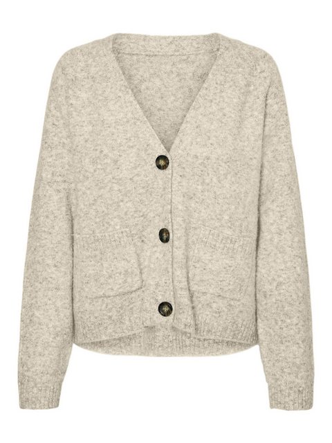 Vero Moda Strickjacke "VMBOOM LS V-NECK BUTTON CARDIGAN GA NOOS" günstig online kaufen