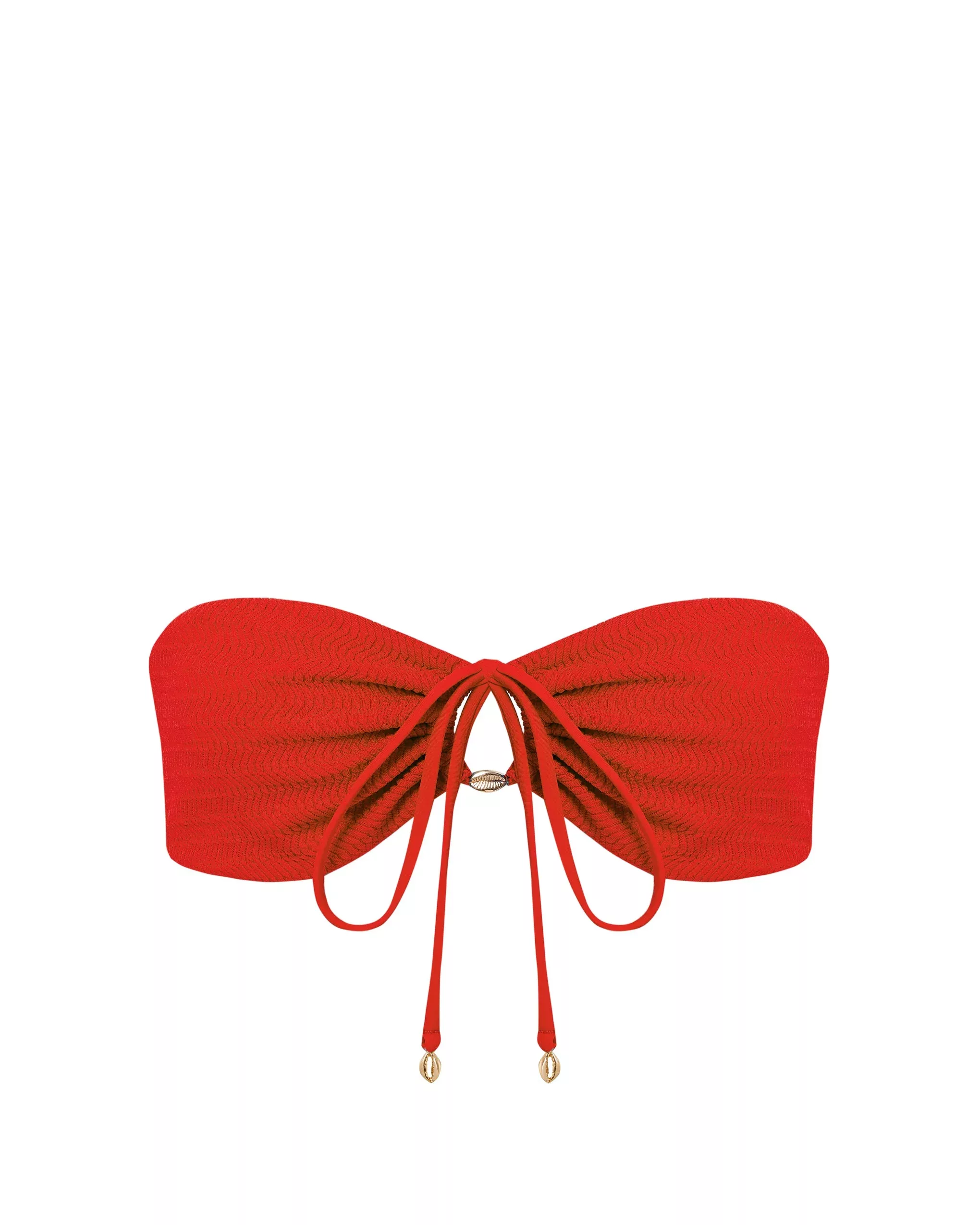 Bluebella Shala Multiway Bandeau-Bikinioberteil Rot günstig online kaufen