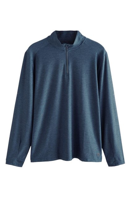 Next Sweater Active Langärmeliges Oberteil mit RV-Kragen (1-tlg) günstig online kaufen