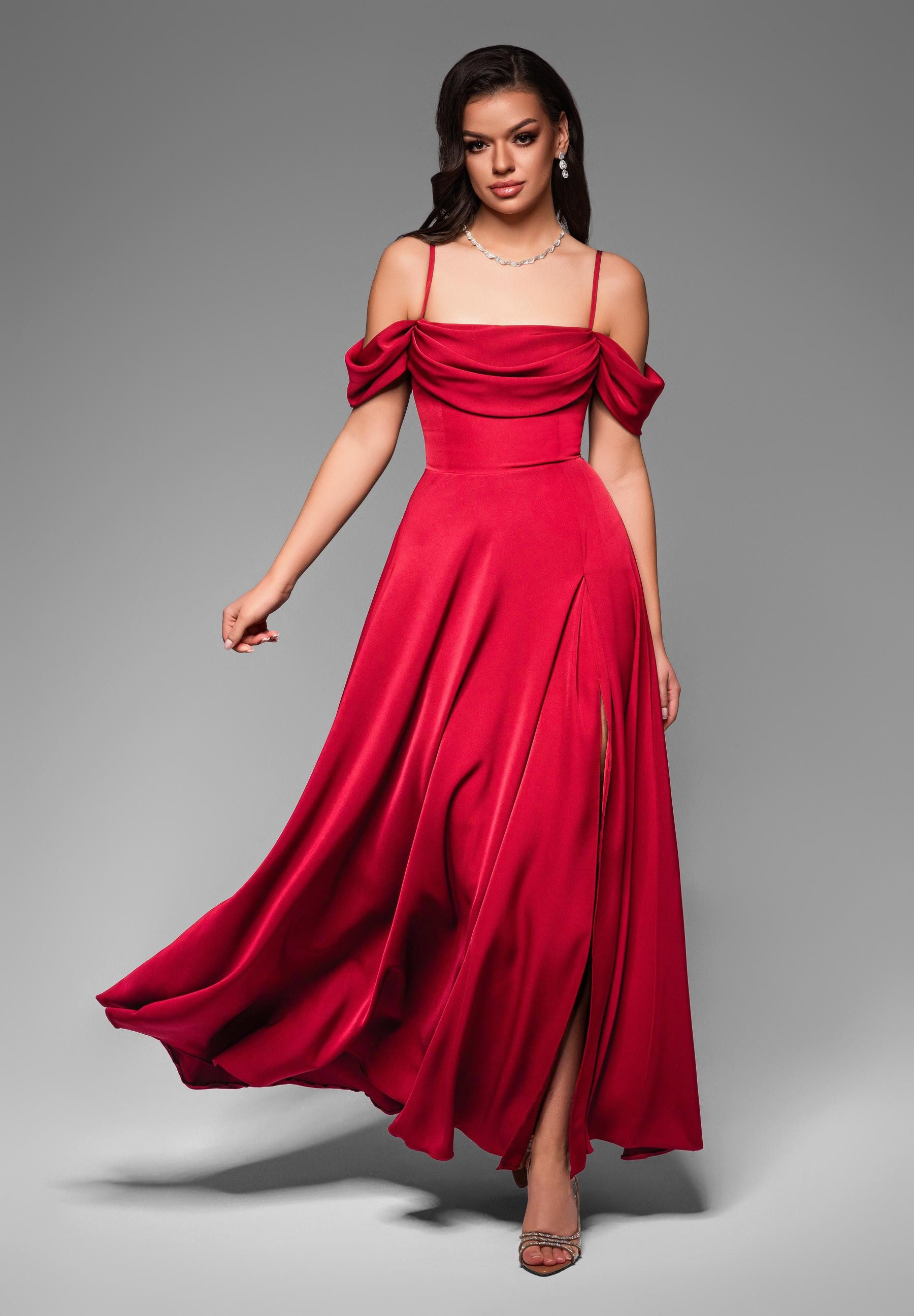 OMBRE Abendkleid Elegantes Off-Shoulder Abendkleid günstig online kaufen
