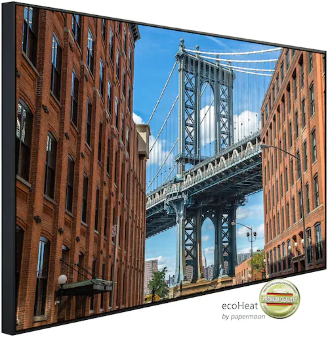 Papermoon Infrarotheizung »Brooklyn Dumbo Bereich«, sehr angenehme Strahlun günstig online kaufen